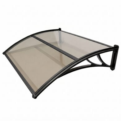 Alero Ultra Policarbonato Compacto Curvo Bronce 1,0x1,2mts