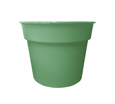 Macetero PVC 25x19cm Verde Oscuro