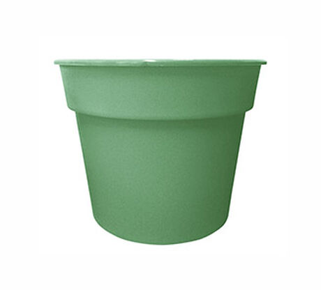 Macetero PVC 25x19cm Verde Oscuro image number null