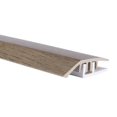 Cubrejunta Desnivel PRO 40x8mm 1mt Roble Oliva 1 un