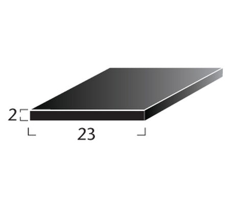 Taco de Apoyo Termopanel 23x2mm Negro 100mts image number null
