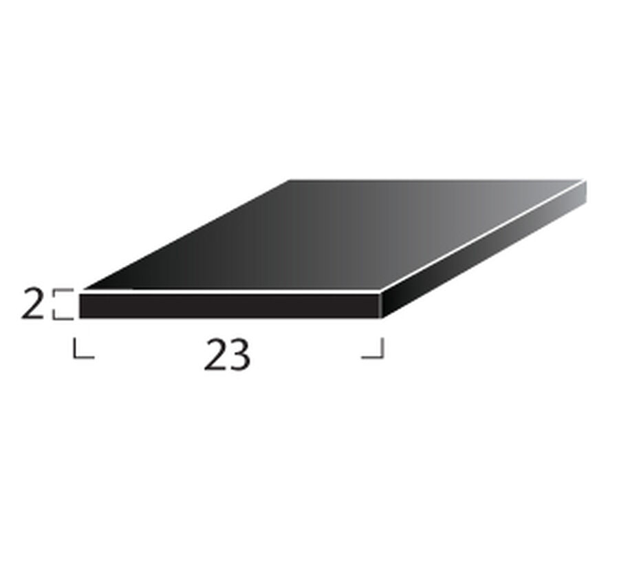 Taco de Apoyo Termopanel 23x2mm Negro 100mts image number null