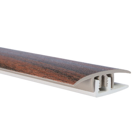 Cubrejunta Plana R&iacute;gida Pro 40x8mm 1mts Roble Oscuro 1un image number null