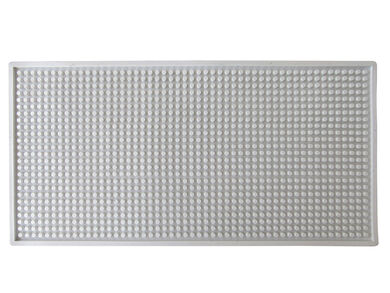 Barmat de PVC 42x22cm Antideslizante Blanco