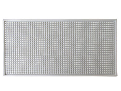 Barmat de PVC 42x22cm Antideslizante Blanco
