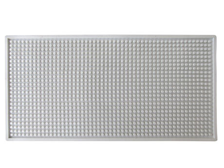 Barmat de PVC 42x22cm Antideslizante Blanco image number null