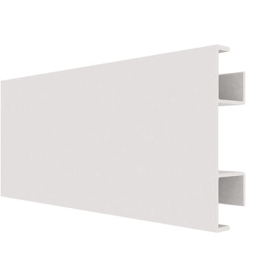 Quiebravista C Stripe PVC 77x22mm Blanco 6mts