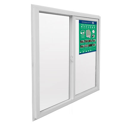 Ventana PVC Termopanel Corredera Advance 100x100cm Blanco image number null