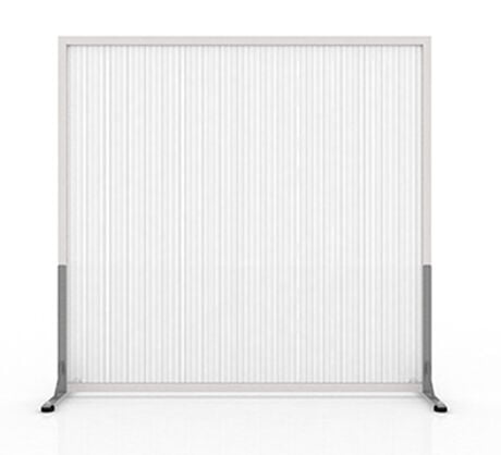 Biombo Premium 2,1x2,0mts Con Topes y Marco Opal image number null