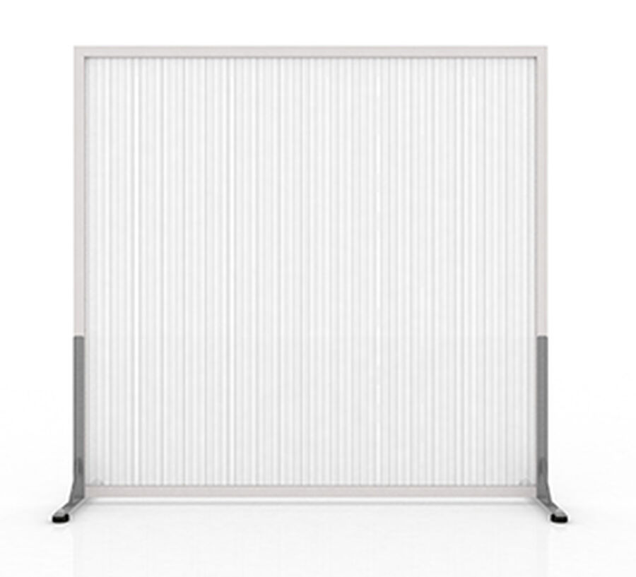 Biombo Premium 2,1x2,0mts Con Topes y Marco Opal image number null