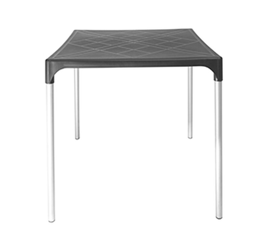 Mesa Plástica ONE 75x70x70cm Patas Metálicas Gris image number null