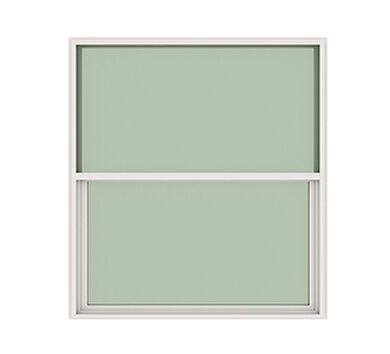 Ventana PVC Termopanel Guillotina Advance 50x60cm Blanco