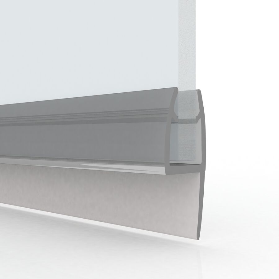 Burlete Shower Door 8mm Aleta Lateral Flex Transparente 2,2mts image number null
