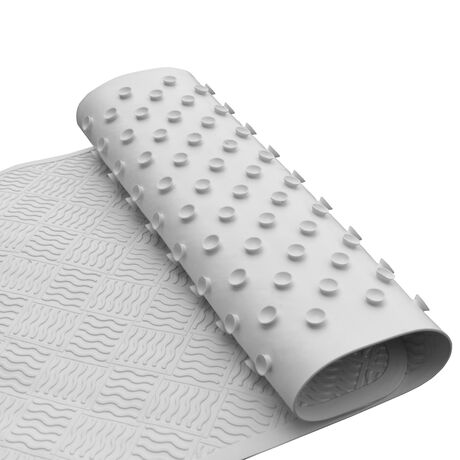 Piso Antideslizante de Baño Microcontrol 40x70cm Blanco image number null