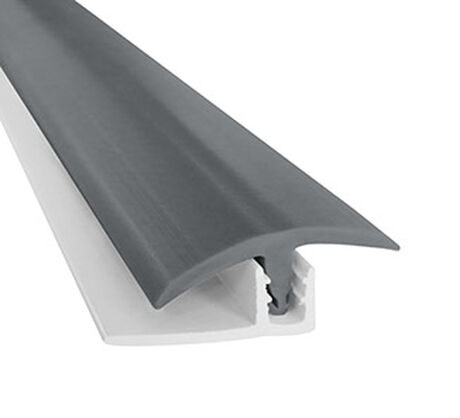 Cubrejunta Doble Superior 40x8mm Gris 60mts image number null