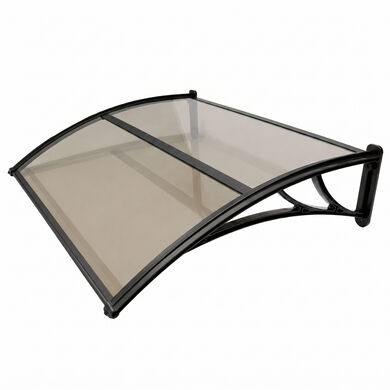 Alero Ultra Policarbonato Compacto Curvo Bronce 1,0x1,2mts