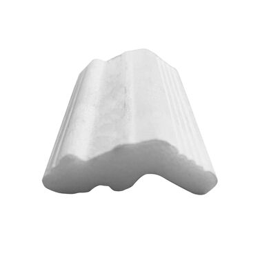 Moldura Cornisa XPS E25 18x25mm Blanco 2mts 200 un