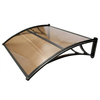 Alero Ultra Policarbonato Curvo Bronce 0,7x1,2mts