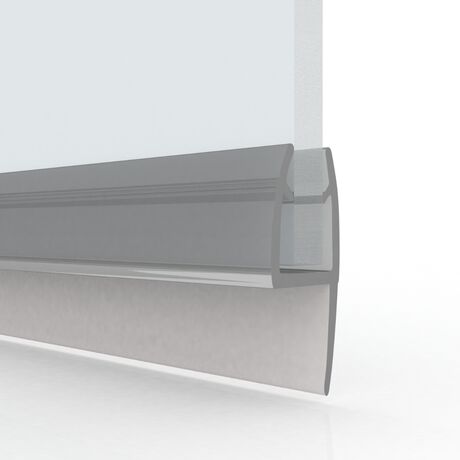 Burlete Shower Door 10mm Aleta Lateral Flex Transparente 2,2mts image number null