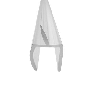 Burlete Shower Door 8mm Aleta Central Flexible Transparente 3mts