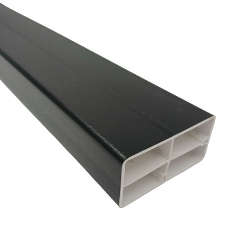 Perfil Tubular Mediterraneo Coex 70x35 Negro Mate 3mts image number null