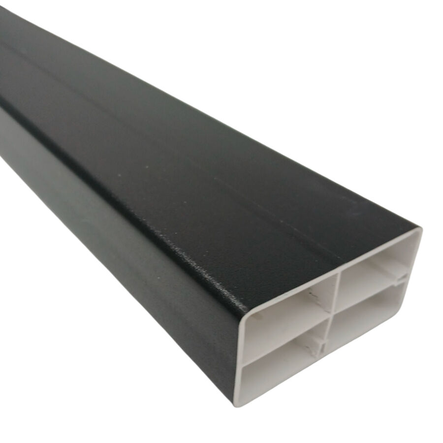 Perfil Tubular Mediterraneo Coex 70x35 Negro Mate 3mts image number null