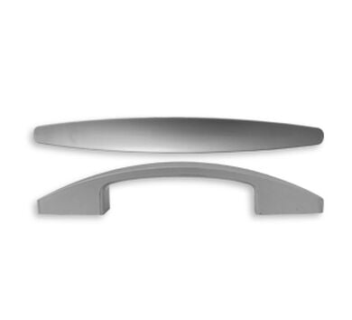 Tirador Pl&aacute;stico Partenon 128mm Aluminio 100 un