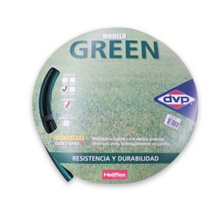 Manguera de Riego 1/2" Malla Verde Oscuro 100mts image number null