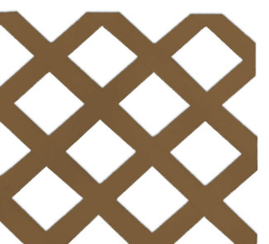 Enrejado Treillage 1,2x2,4mts Rombo 7,8cms Rojo Madera image number null