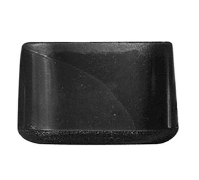 Regatón Exterior Redondo 3/4" Negro 100 un