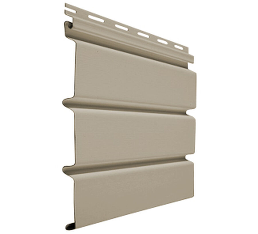 Panel Alero Solido Siding PVC Café Claro 0,3x3,66mts image number null