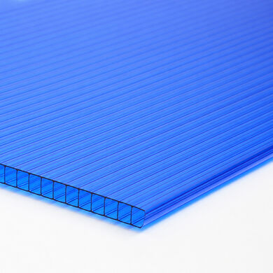 Policarbonato Alveolar 2,1x11,6x6mm Azul