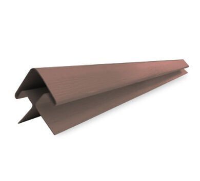 Esquinero Exterior Siding PVC 50mm Nogal 3mts