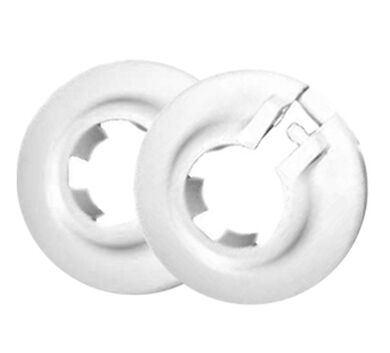 Roseta Cubre Fallas 1/2" Blanco 10 un