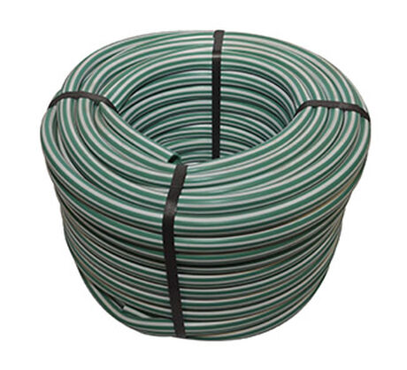 Manguera de Riego 3/4" Estriada Verde con Blanco 50mts image number null