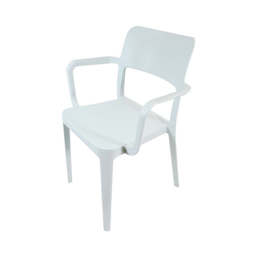 Silla Minimal con Apoya Brazos Cian image number null