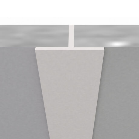 Perfil Yeso Cartón T 13x6mm Blanco 3mts image number null