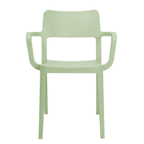 Silla Minimal con Apoya Brazos Verde Salvia image number null