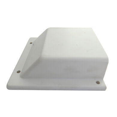 Tapa Celosía Ventilación Chicago 3" para lluvia Blanco