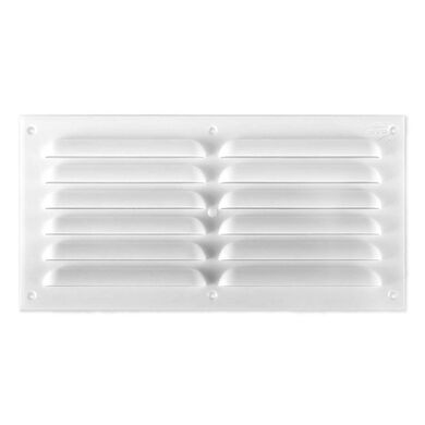 Celosía Ventilación Plana 30x15cm Blanco