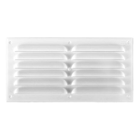 Celosía Ventilación Plana 30x15cm Blanco image number null