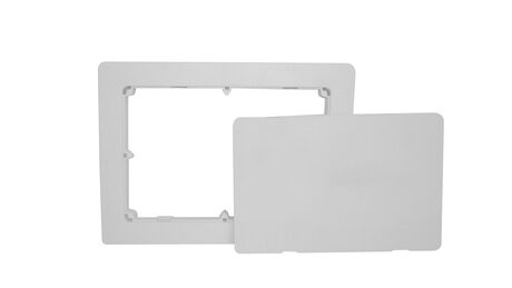 Celosía Ventilación Ciega 15x23cm Nova Clip Blanco image number null