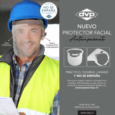 Protector Facial Antiempañante Transparente 1 un image number null