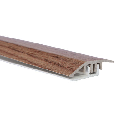 Cubrejunta Desnivel PRO 40x8mm 1mt Nogal 1 un