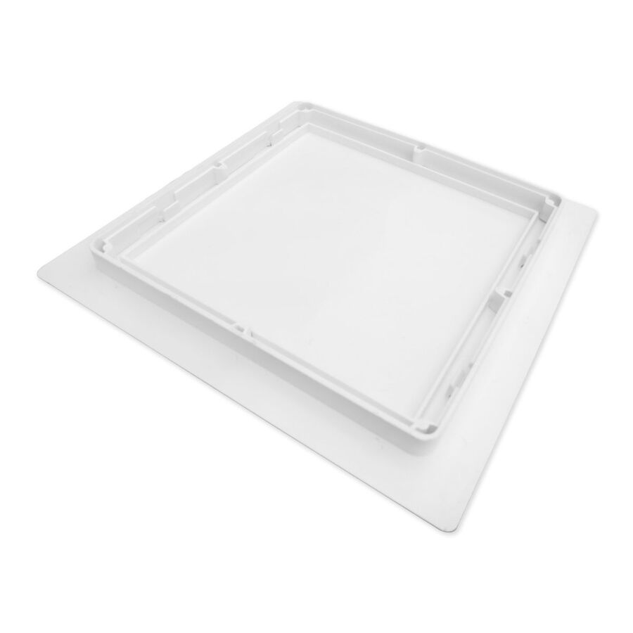 Celosía Ventilación Ciega 30x30cm Nova Clip Blanco image number null