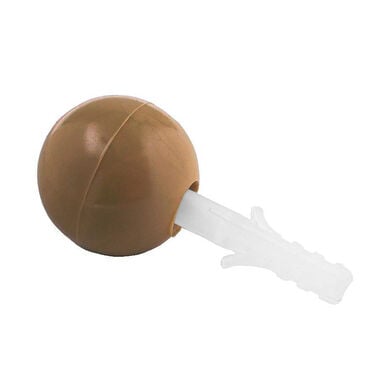 Tope de Puerta Esf&eacute;rico Pl&aacute;stico Caf&eacute; 60 un