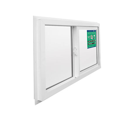 Ventana PVC Termopanel Corredera Advance 140x120cm Blanco image number null