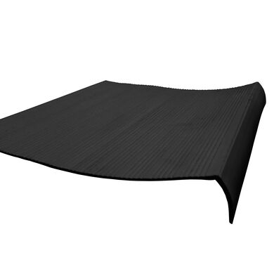 Grada Escalera Clásica 0,5x1,2mts Negro