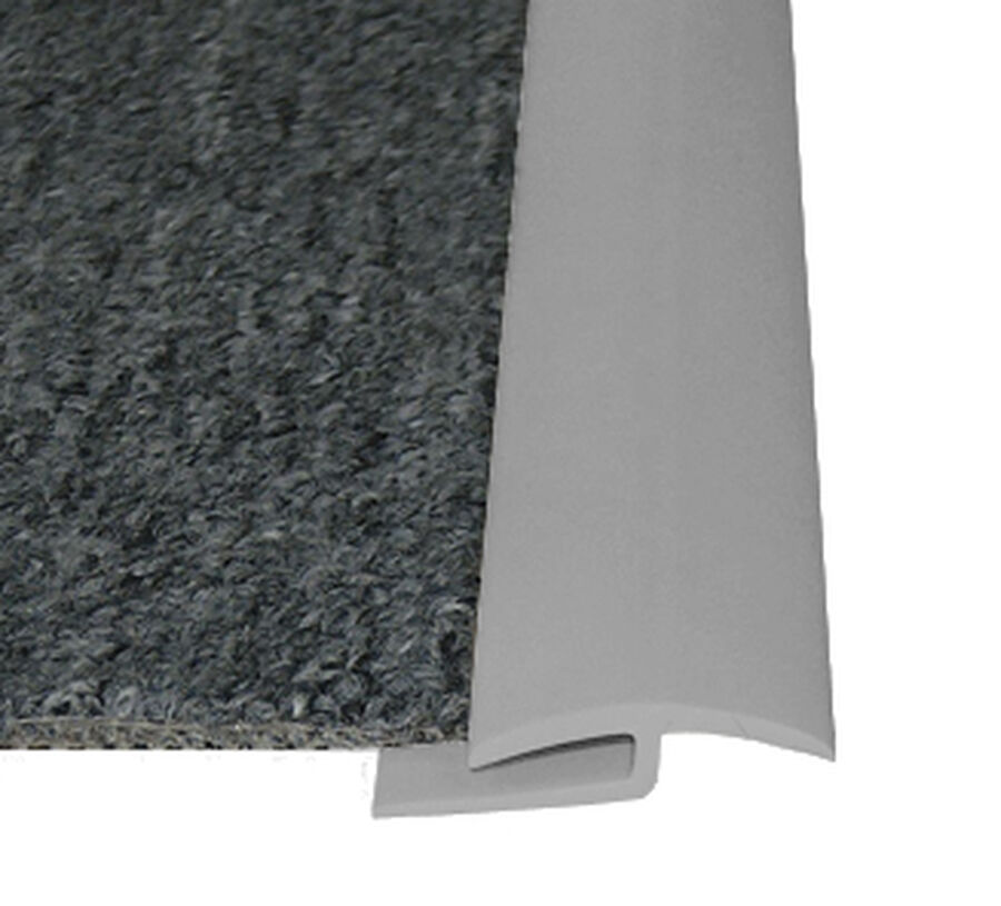 Cubrejunta Alfombra Tipo J 35x2mm Gris 50mts image number null