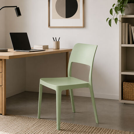 Silla Minimal Verde Salvia image number null